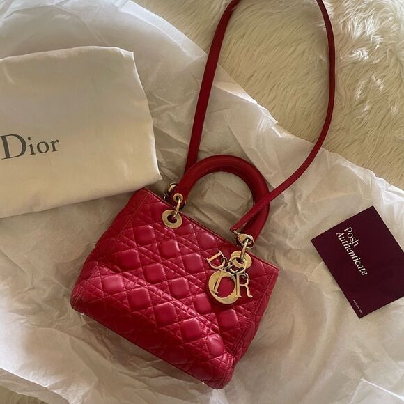 Red lady DIOR bag - Picture 8 of 16